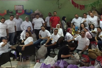 As GE Volunteers in Egypt have done for nearly three years, they partnered with the Nebny Foundation – this time to purchase and prepare Ramadan food packages for underprivileged families in Cairo.