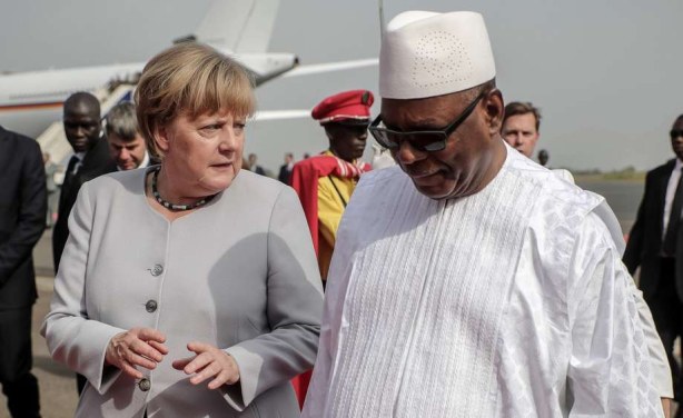 german chancellor visit to africa