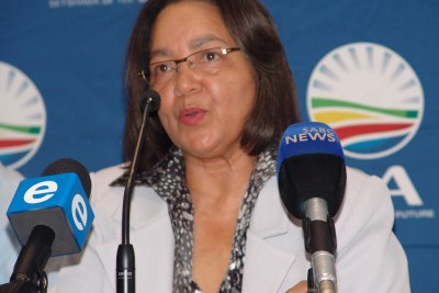 Cape Town mayor and Democratic Alliance member Patricia De Lille (file photo).