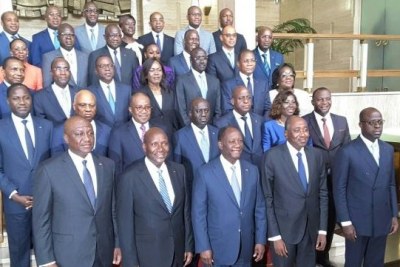 Le nouveau gouvernement ivoirien