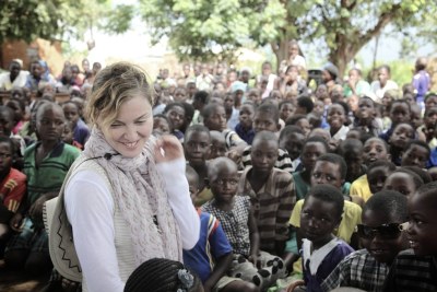 Madonna in Malawi (file photo).