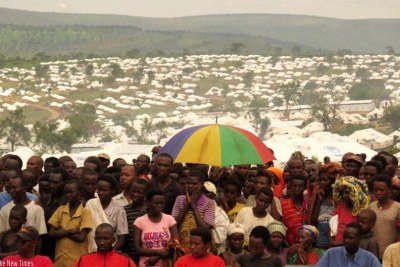 Burundian refugees (file photo).