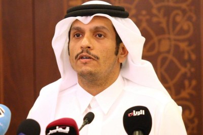 Le chef de la diplomatie du Qatar, Cheikh Mohamed ben Abderrahmane Al-Thani,