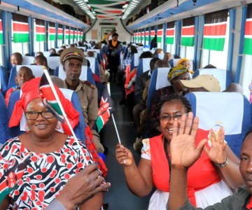 Kenya's Madaraka Express's Maiden Voyage - PHOTOS