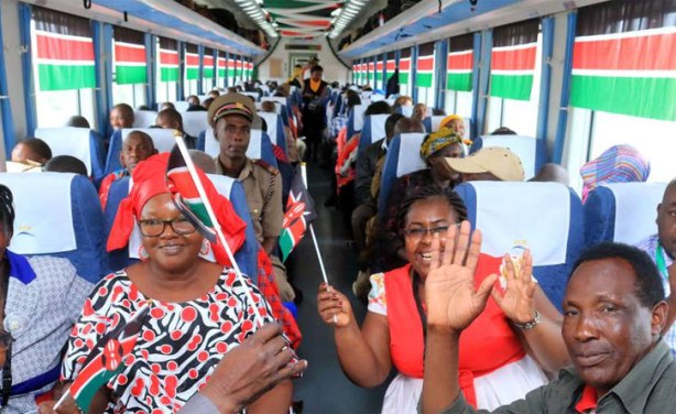 Kenya's Madaraka Express's Maiden Voyage - PHOTOS