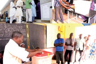 Bureau de vote à Dakar