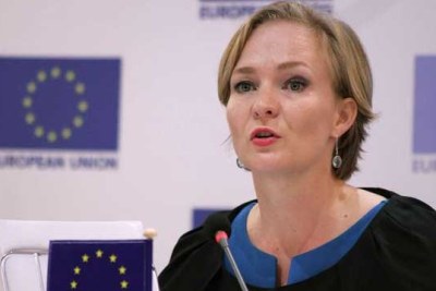 The head the EU Election Observers Mission Marietje Schaake.