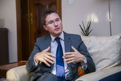 William Gelling, the British ambassador to Rwanda.