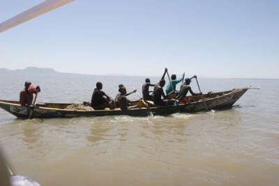 Fishermen in Homa Bay County.