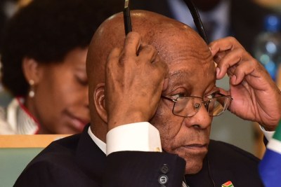 Jacob Zuma ancien président de l'Afrique du Sud (archives)