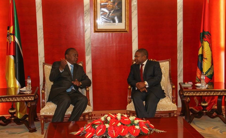 Mozambique President Kenyatta Returns to Nairobi After a Successful