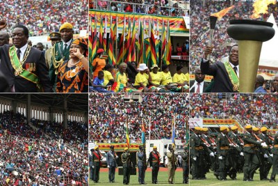 Zimbabwe's 38th independence day celebrations.