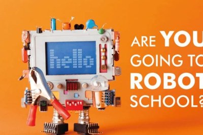 Promotional image for Namibia's Robot School.