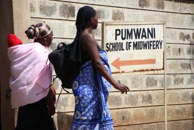 Patients leave Pumwani Maternity Hospital, Nairobi (file photo).