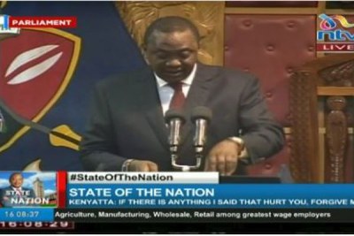 President Uhuru Kenyatta delivers his fifth State of the Nation address.