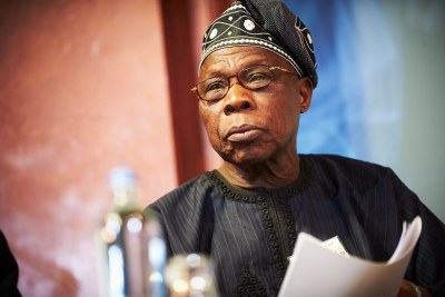 AU special envoy, former Nigerian president Olusegun Obasanjo (file photo).