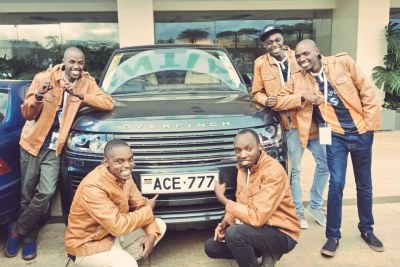 Comedy group Propesa with their new wheels...