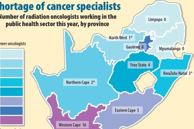 Everyone knows about KZN's cancer crisis but no one is talking about the other provinces that operate on just one radiation oncologist — or less.