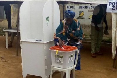 Voting taking place in Oshogbo - Osun State