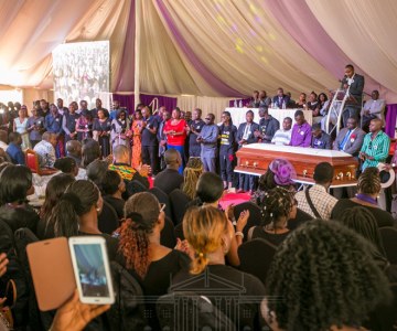 In Pictures, The Burial of Kenyan Legendary Music Producer Bruce Odhiambo