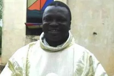 l’abbé Joël Yougbaré, prêtre du diocèse de Fada, curé de Djibo