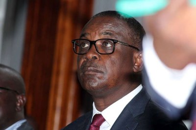 Former Nairobi Governor Evans Kidero in a Nairobi court on April 30, 2019 when he was charged with corruption.