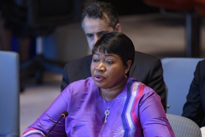La Procureure de la Cour pénale internationale, Fatou Bensouda, expose la situation en Libye devant le Conseil de sécurité.
