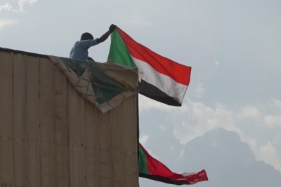 Sudanese pro-democracy supporters (file photo).