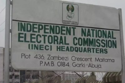 INEC office signpost