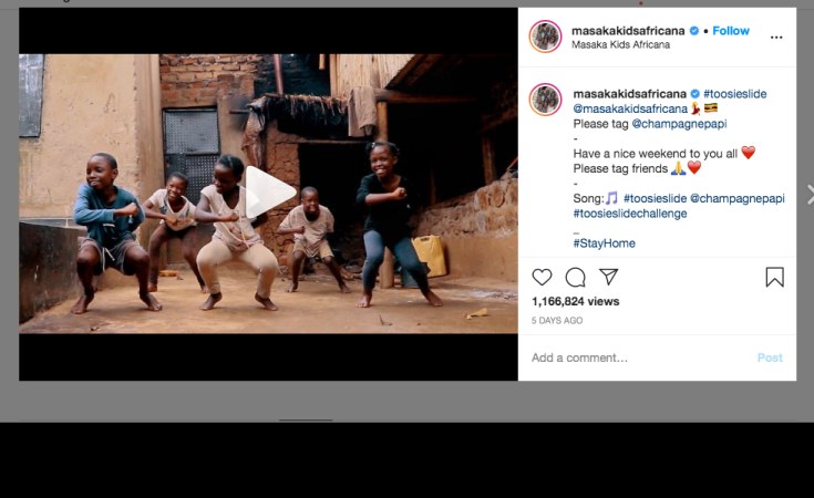 Uganda The Masaka Kids Africana Go Viral With Drake S Toosie Slide Allafrica Com Masaka kids africana dancing champion. uganda the masaka kids africana go