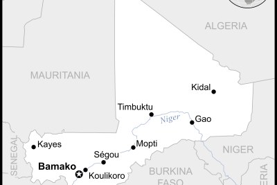 A map of Mali in 2013 (file photo).