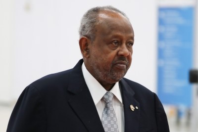 Président du Djibouti Ismail Omar Guelleh .