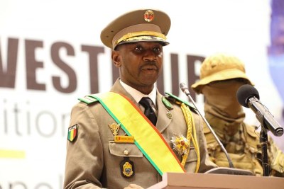 Le colonel Assimi Goïta, président de la transition au Mali