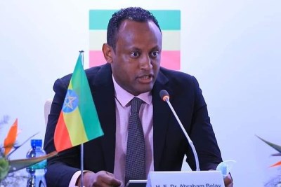Abraham Belay, directeur général de l'Administration intérimaire du Tigré, qui a été nommé par le gouvernement éthiopien en novembre 2020 administrateur par intérim de la province à la place du Front populaire de libération du Tigré.