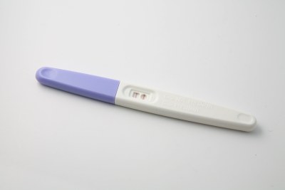 A pregnancy test (file photo).