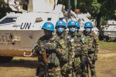 Des Casques bleus de l'ONU en République centrafricaine (photo d'archives).