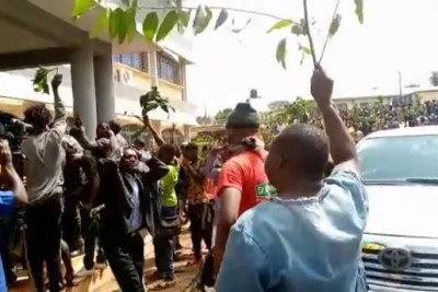 Manifestations à Bamenda au Cameroun