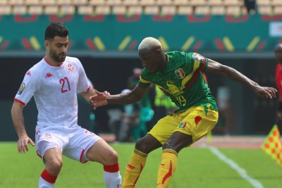 Confrontation entre Tunisie et Mali lors de la CAN Cameroun 2021
