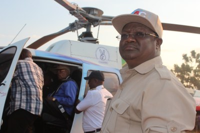 Tundu Lissu in Tanzania (file photo).