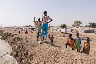 Enfants dans un camp pour personnes déplacées par le conflit au Soudan du Sud (photo d’archives).
