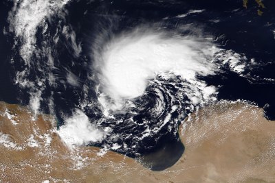 Medicane Daniel (également connu sous le nom de Tempête Daniel) au nord de la Libye le 9 septembre 2023.