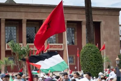Marche de solidarité avec le peuple palestinien, le dimanche 15 octobre 2023 à Rabat