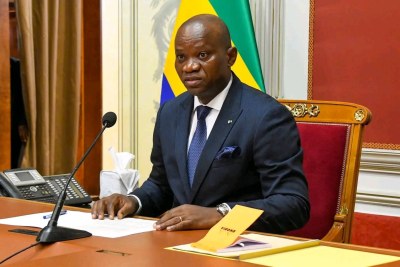 Brice Clotaire Oligui Nguema, président de la transition au Gabon