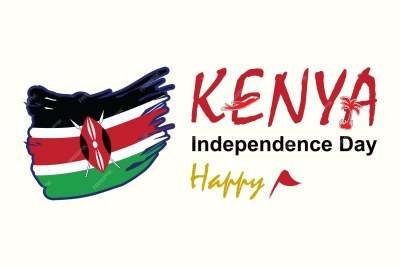 Illustration de la fête d'indépendance du Kenya
