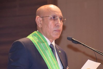 Mohamed Ould Ghazouani, président de la République islamique de la Mauritanie et président en exercice de l'UA