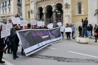 Marche contre les féminicides et l’impunité des auteurs de violences envers les femmes en Tunisie