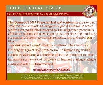 The Drum Cafe 2010 Peace Arts Festival/Conference